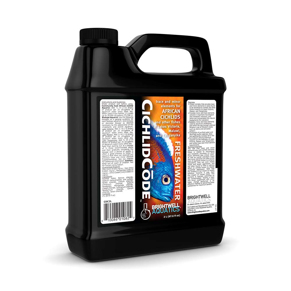 Brightwell Aquatics CichlidCode - Trace and Minor Elements for African Cichlids and Fish of Lakes Victoria, Malawi, and Tanganyi