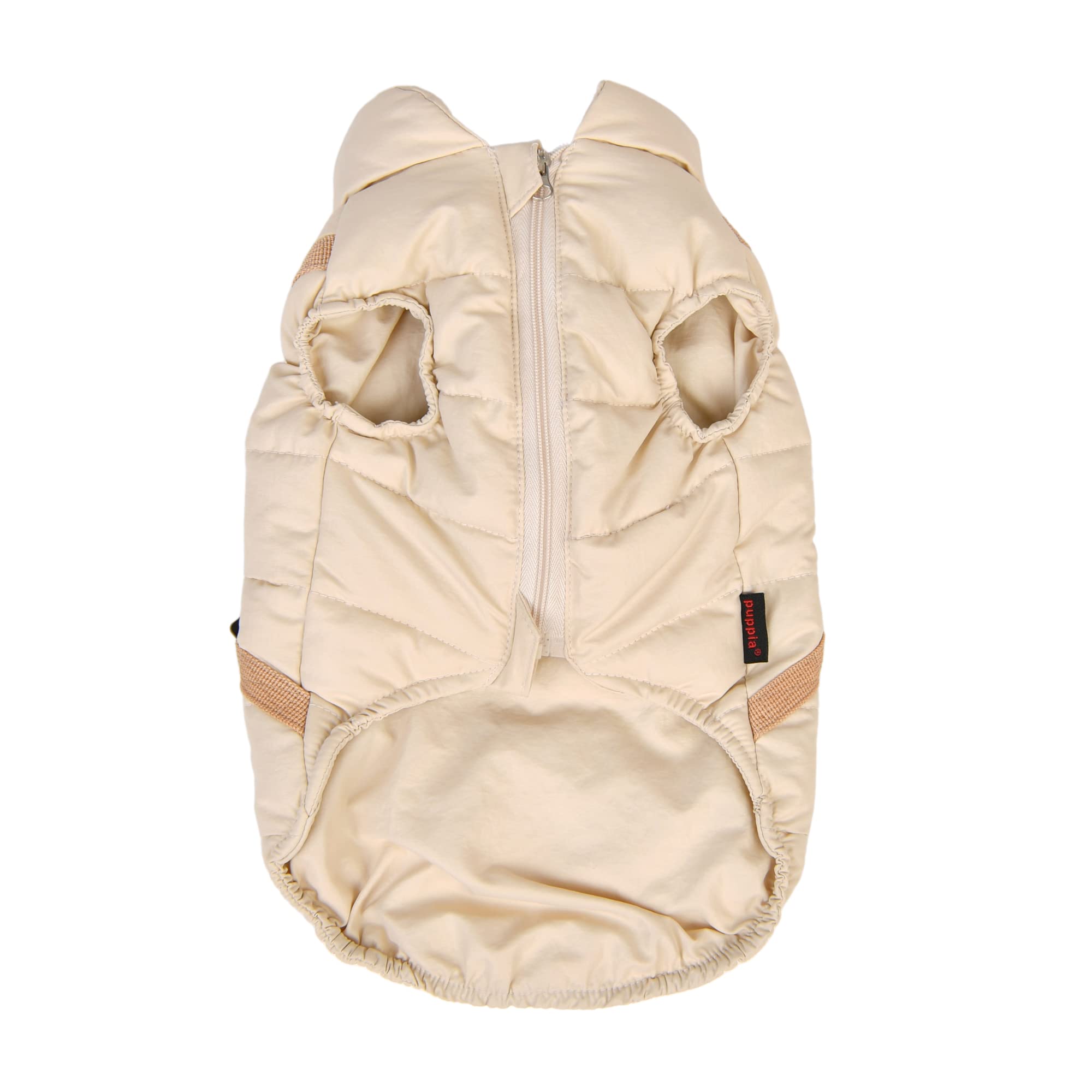 Cotton Touch Dog Harness Jumper - Beige - M