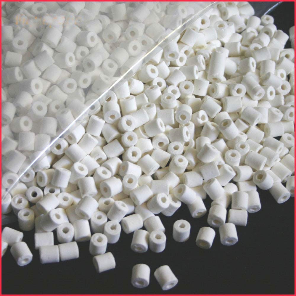 Aquacity Premier Bulk Bio Ceramic Rings Filter Media For Aquarium Koi Fish Pond Reef Filter (10 Lbs)