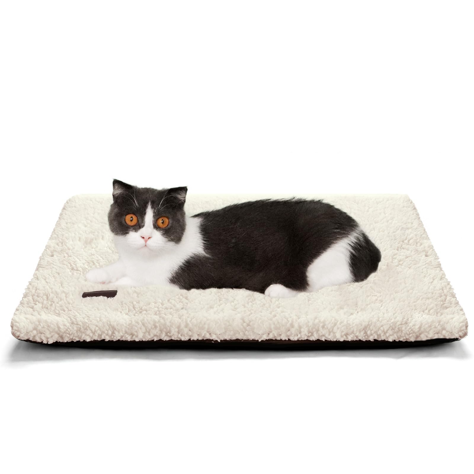 Self Warming Cat Bed Self Heating Cat Dog Mat 24 X 18 Inch Extra Warm Thermal Pet Pad For Indoor Outdoor Pets With Removable Cov