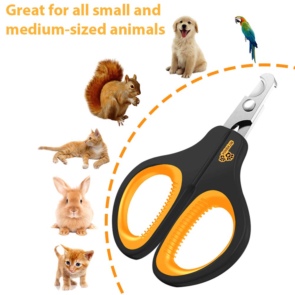 Cat Nail Clipper - Professional Cat Claw Trimmer & Cat Claw Clipper - Cat Nail Trimmers Suits All Small Animals Such As Dogs, Cats, Puppies, Kittens, Birds, Hedgehogs, Ferrets, Rabbits, Hamsters ..
