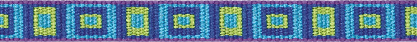 LupinePet Originals 1/2'' Sea Glass 9-14'' Adjustable Roman Dog Harness for Extra Small Dogs