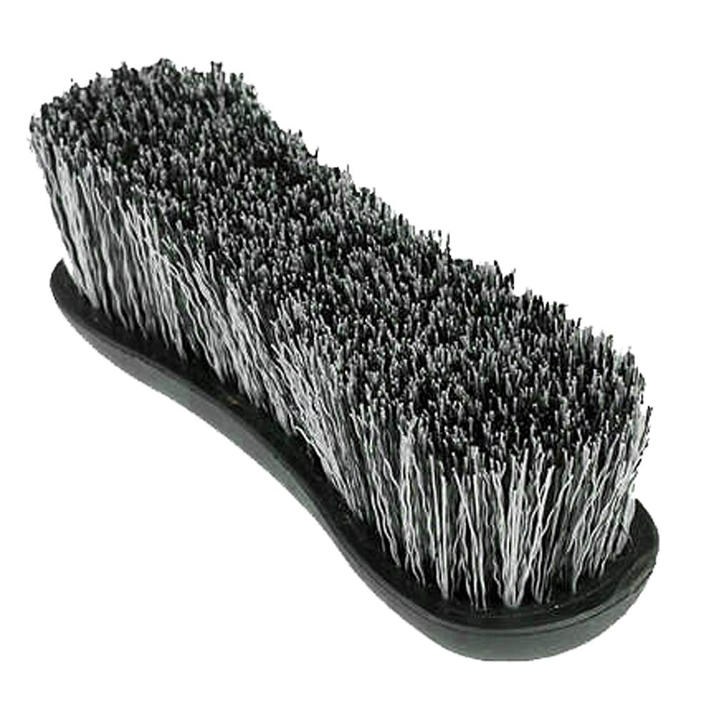 Horze Soft Grip Dandy Brush - Short Bristle - Black - One Size
