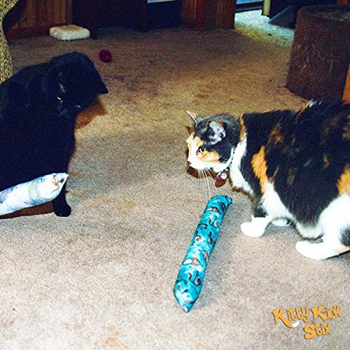 Kitty Kick Stix 15'' Original Catnip Kicker Toy (Set Of 2), Made In Usa (Mystery)