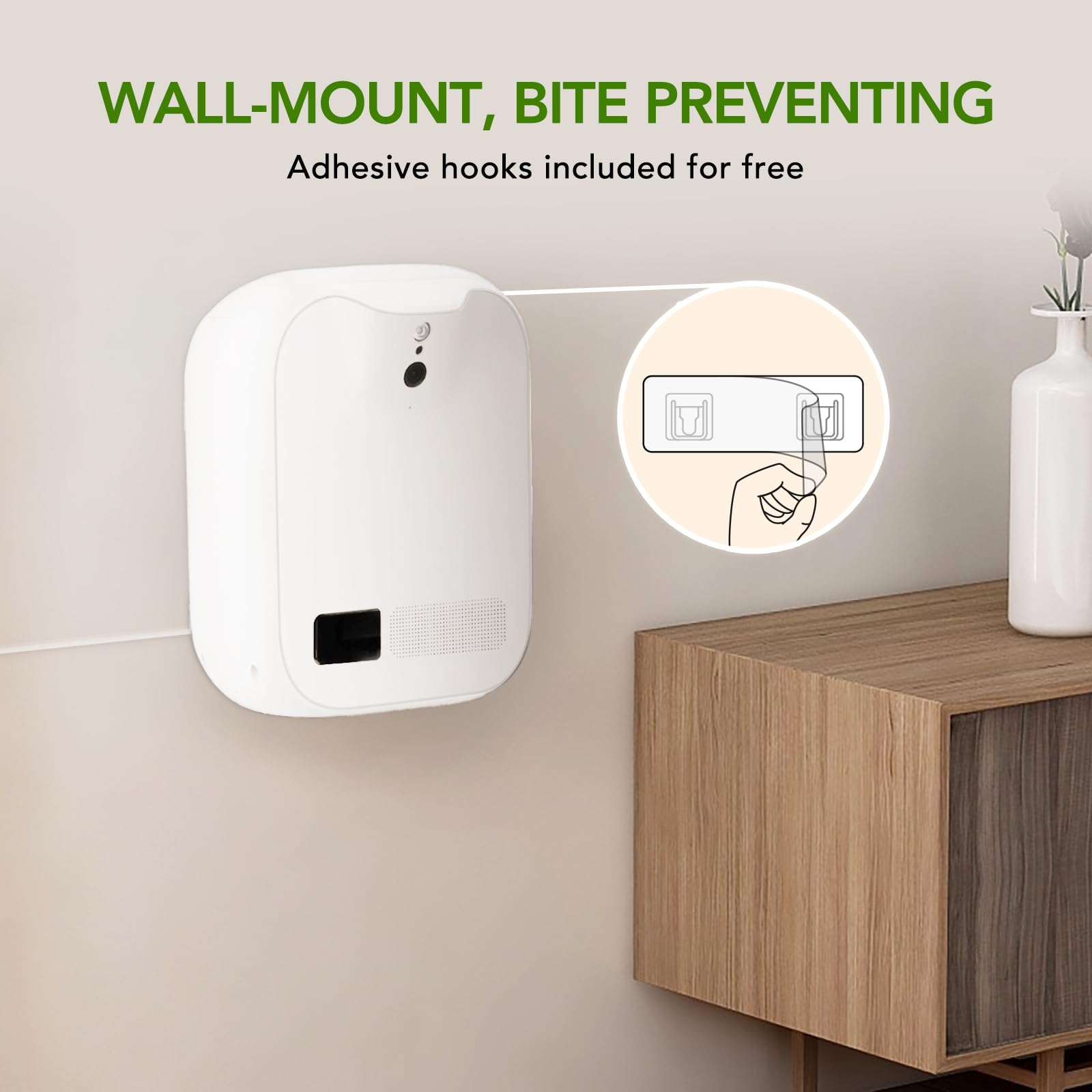 Cengcen Pet Monitoring Camera Dog Treat Dispenser [New 2023 Pro] Two-Way Audio Hd Wifi Dog Camera With 130 View, Remote Tossing