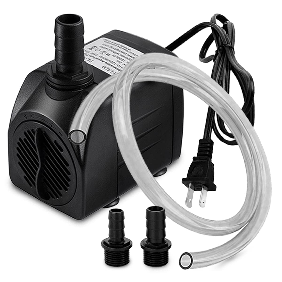 Pulaco 400Gph Submersible Water Pump With 5 Ft Tubing, 25W Durable Fountain Water Pump For Pond Fountain, Aquariums Fish Tank, Statuary, Hydroponics