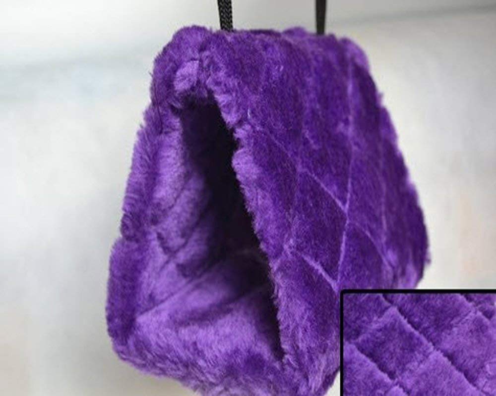 Pesp Pet Bird Nest Hammock Hanging Cave Cage Plush Snuggle Happy Hut Tent Bed (Large)