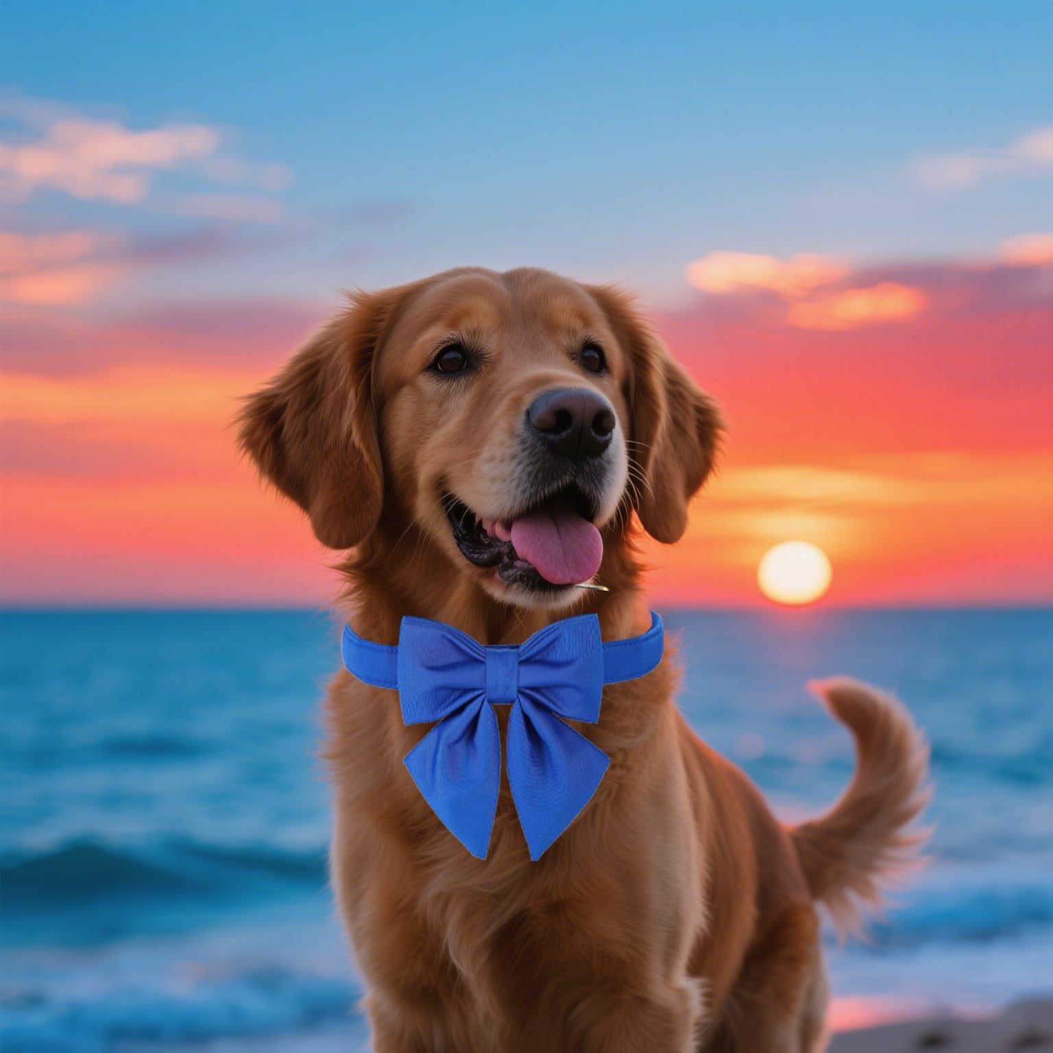 Maca Bates Dog Collar With Bow Bowtie For Dogs Solid Colors Sailor Bow Tie Adjustable Breakaway Blue Collars Accessories Birthda