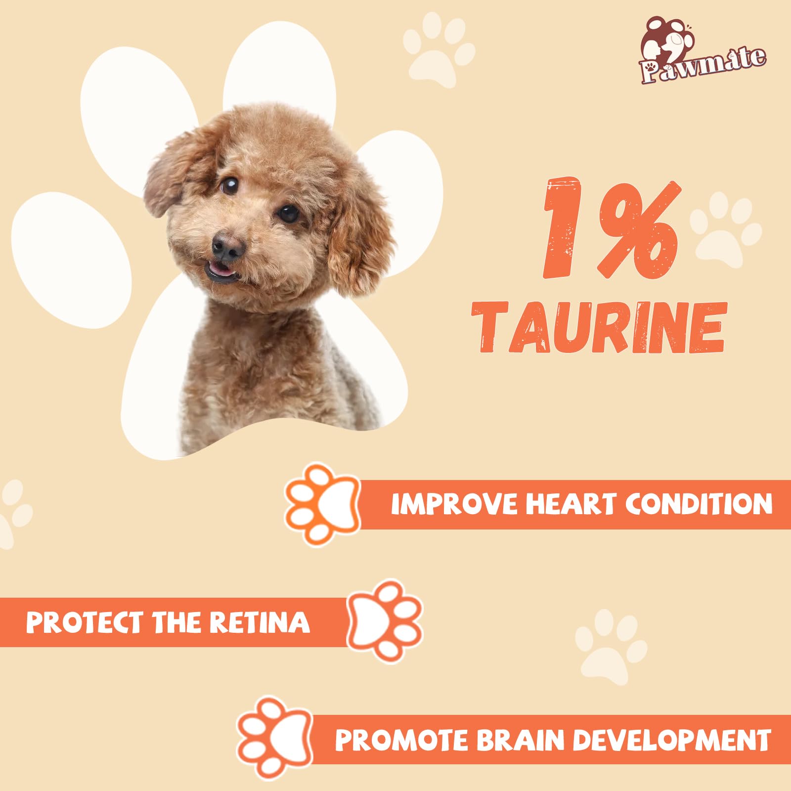 Pawmate Chicken Jerky Tenders, Healthy Natural Chicken Dog Treats w/Taurine Rawhide-Free Grain-Free, High Protein Training Rewar