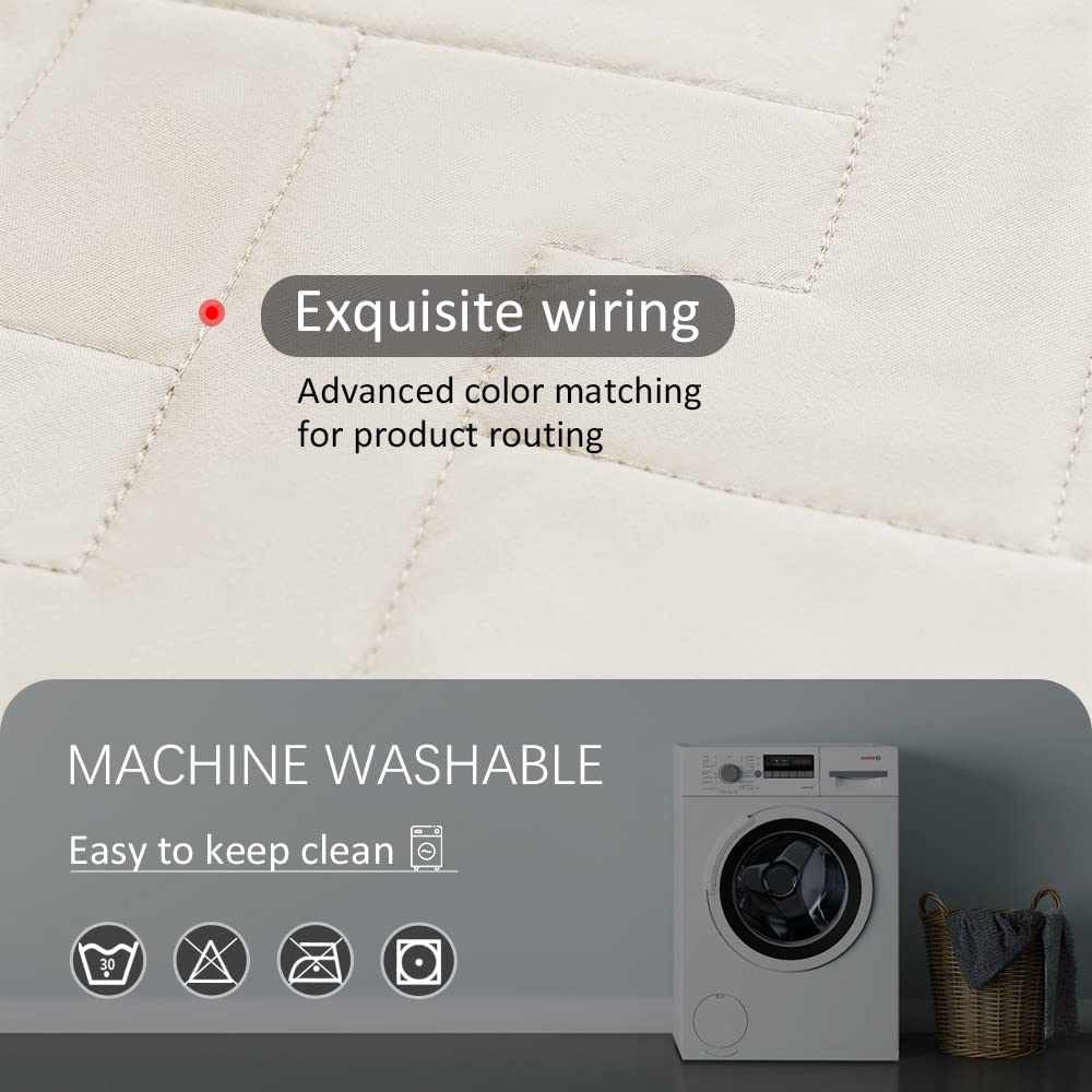 Fuguitex Waterproof Dog Bed Cover Couch Cover, Anti-Slip Cat Mat Pet Pad Blanket For Sofa Chair Recliner Furniture Protrctor