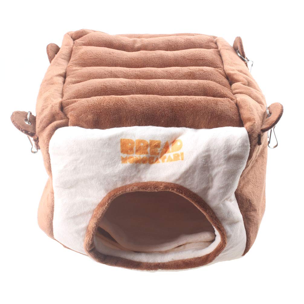 Emours Small Animal Warmly House Cage Hanging Bed With Bed Mat For Chinchilla, Guinea Pigs, Squirrel And Other Similar Size Animals, Large