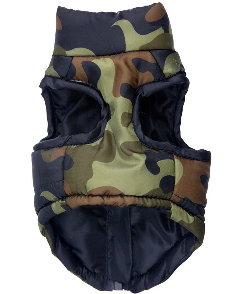 Marupet Winter Dog Vest - Warm Coat For Cold Weather, Windproof & Waterproof. Small Dogs Only - Teddy, Chihuahua, Yorkshire. Cam