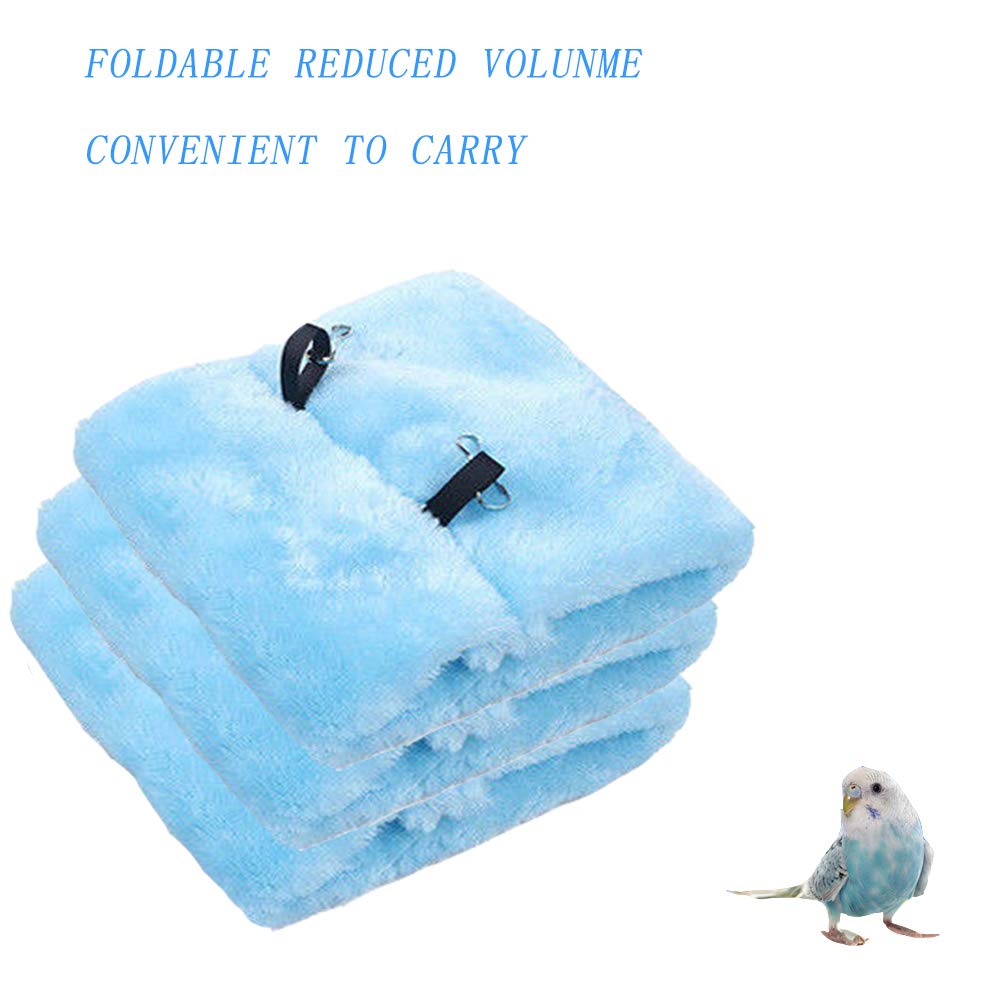 4Pcs Bird Tent Plush Hammock Warm Hut Hanging Parrot Nest For Cage Snuggle Sleeping Bed 9.4''X5.9''X7.0'' Hideaway Cave For Parakeet Cockatiels Cockatoo Lovebird