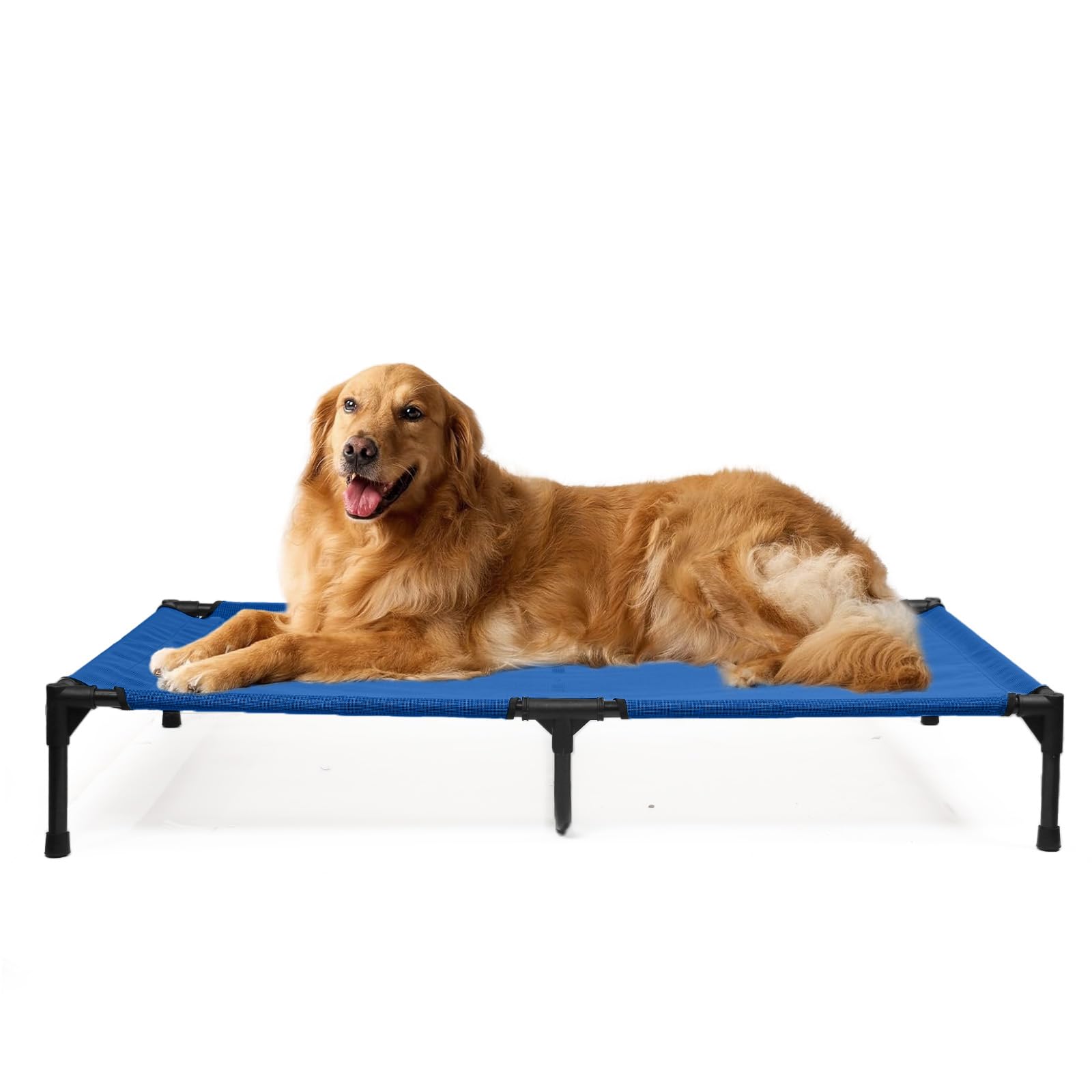 Kmfyzye Elevated Dog Bed Xl, Xlarge Raised Outdoor Dogs Beds, Breathable Mesh And Anti-Slip Feet, Lifted Pet Cot Off Ground, Coo