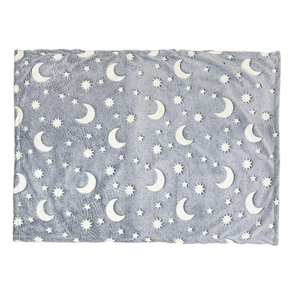 MYADDICTION Cosy Pet Luminous Blanket Cat Dog Bed Fleece Glow for Kitten Accessories M