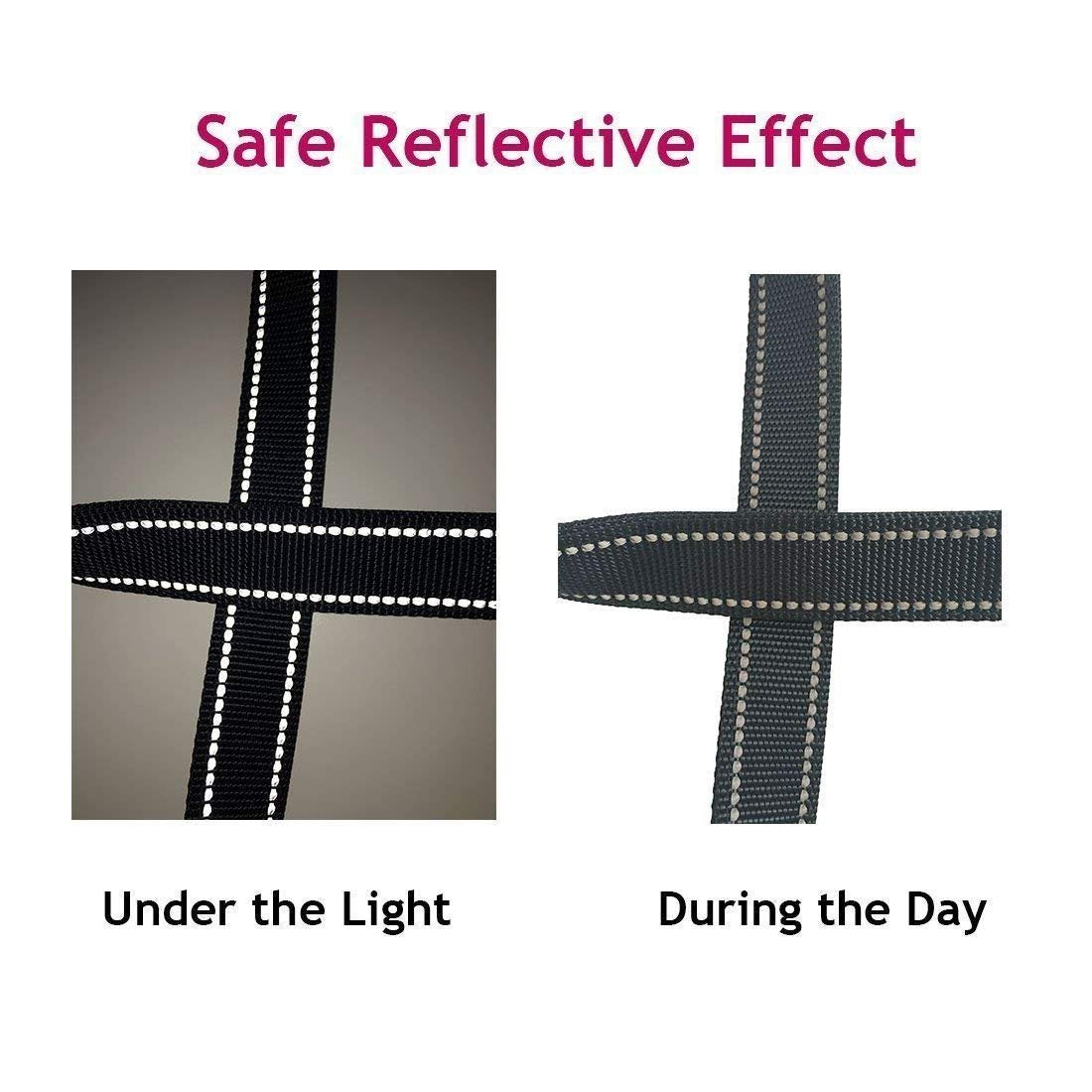 3 Way Dog Leash Reflective Adjustable Coupler No Tangle Detachable 3 In 1 Multiple Dog Leash With Soft Padded Handle For 1 2 3 Dog Pet Cat Puppy Walking Training (3 Way Multi-Color)