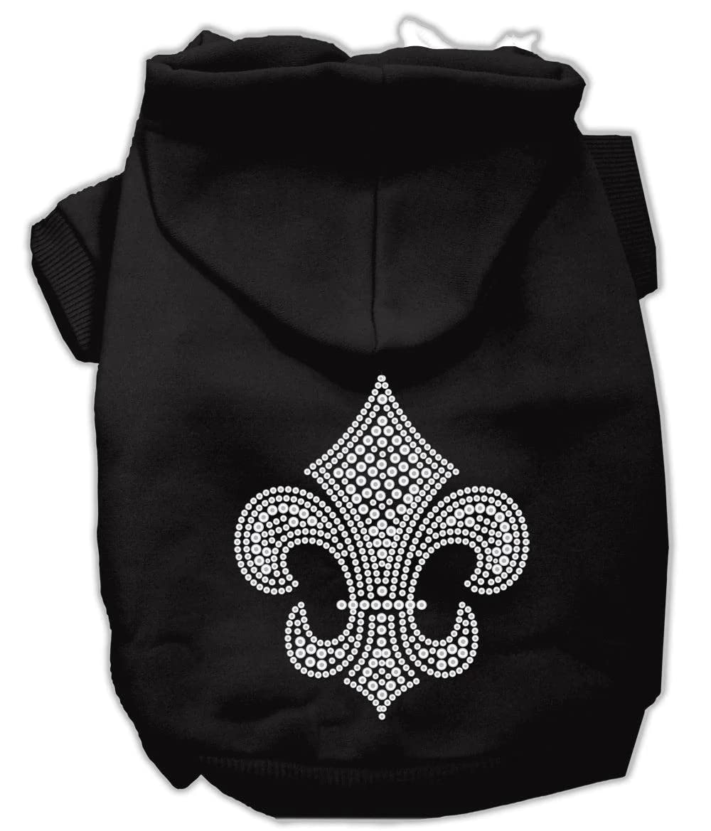 Mirage Pet Products 20-Inch Fleur de lis Hoodies, 3X-Large, Red
