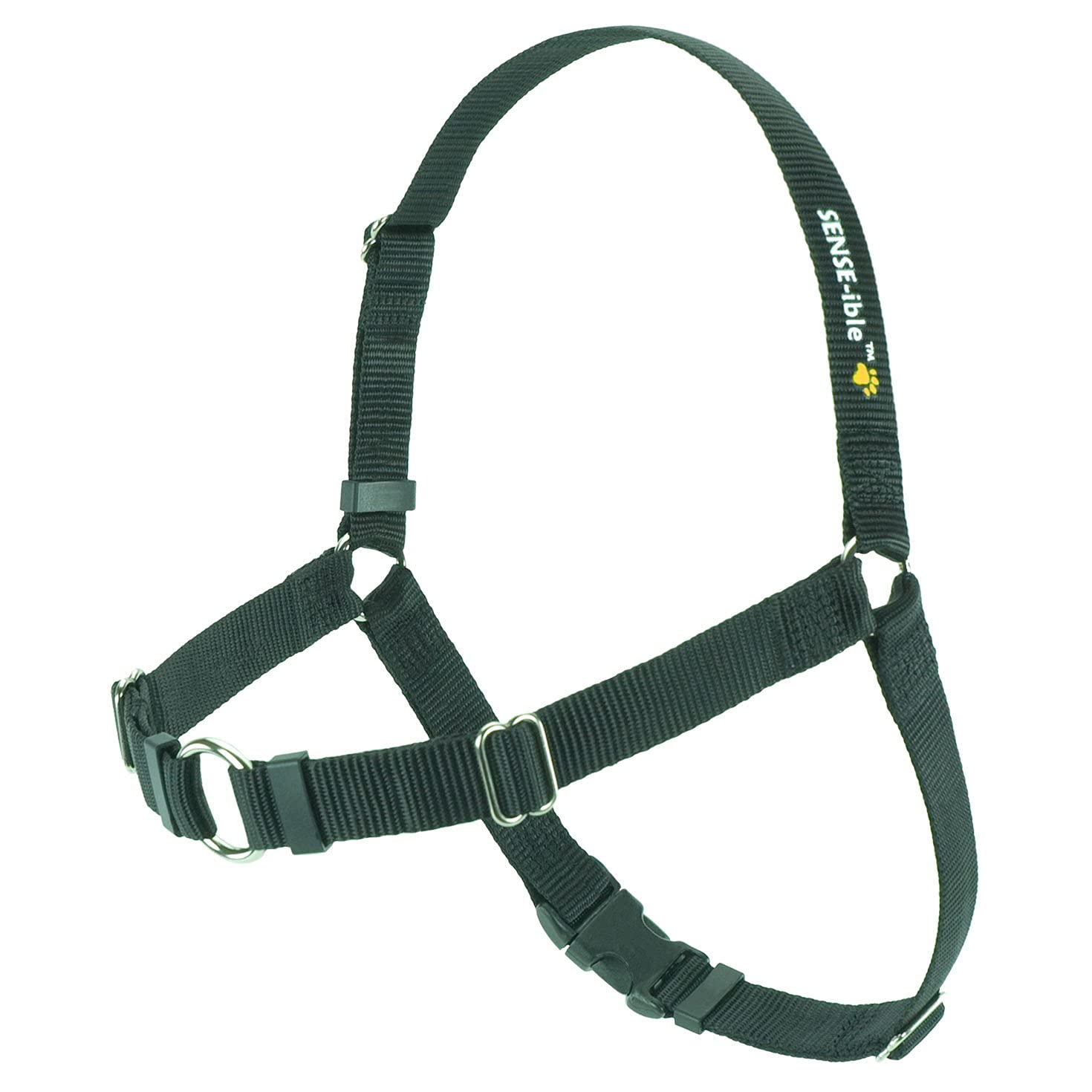 Softouch Sense-Ible No-Pull Dog Harness - Black Small