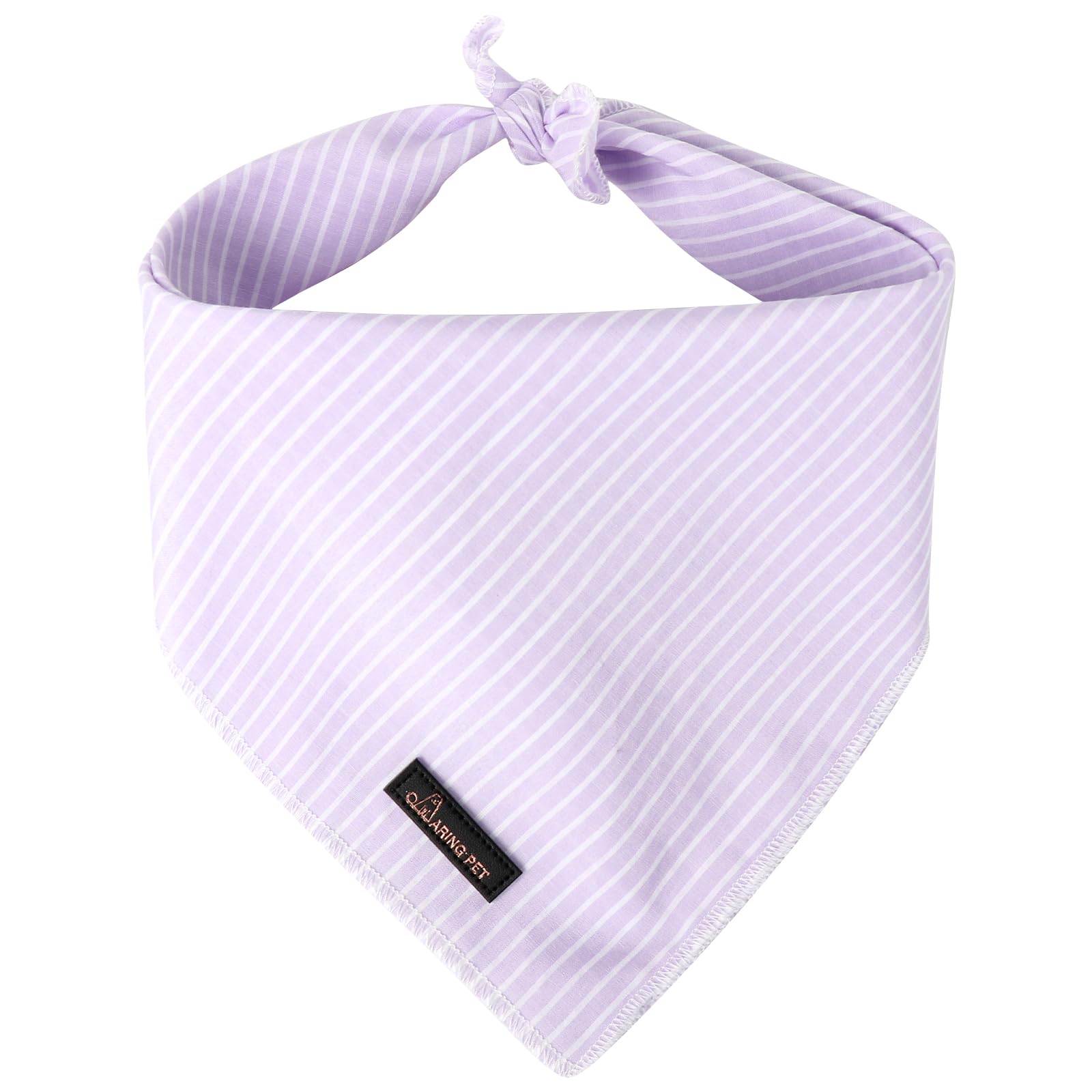 Aring Pet Summer Dog Bandana-Cute Lavender Dog Bandanas, Comfortable Pet Scarf Dogs Triangle Bibs For Small To Large Girl Dogs A