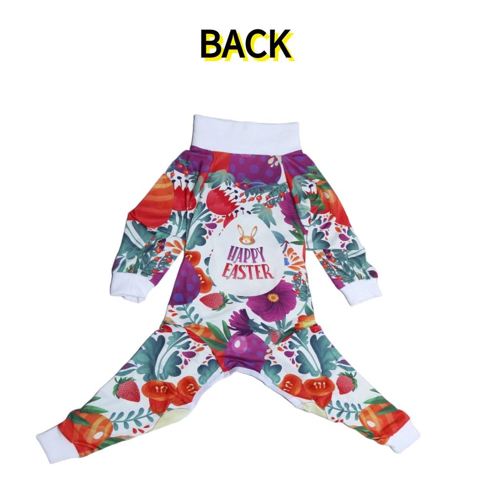Xqpetlihai Dog Onesie Surgery Recovery Suit for Medium Large Dogs Recovery Shirt for Abdominal Wounds or Skin Diseases Bodysuit