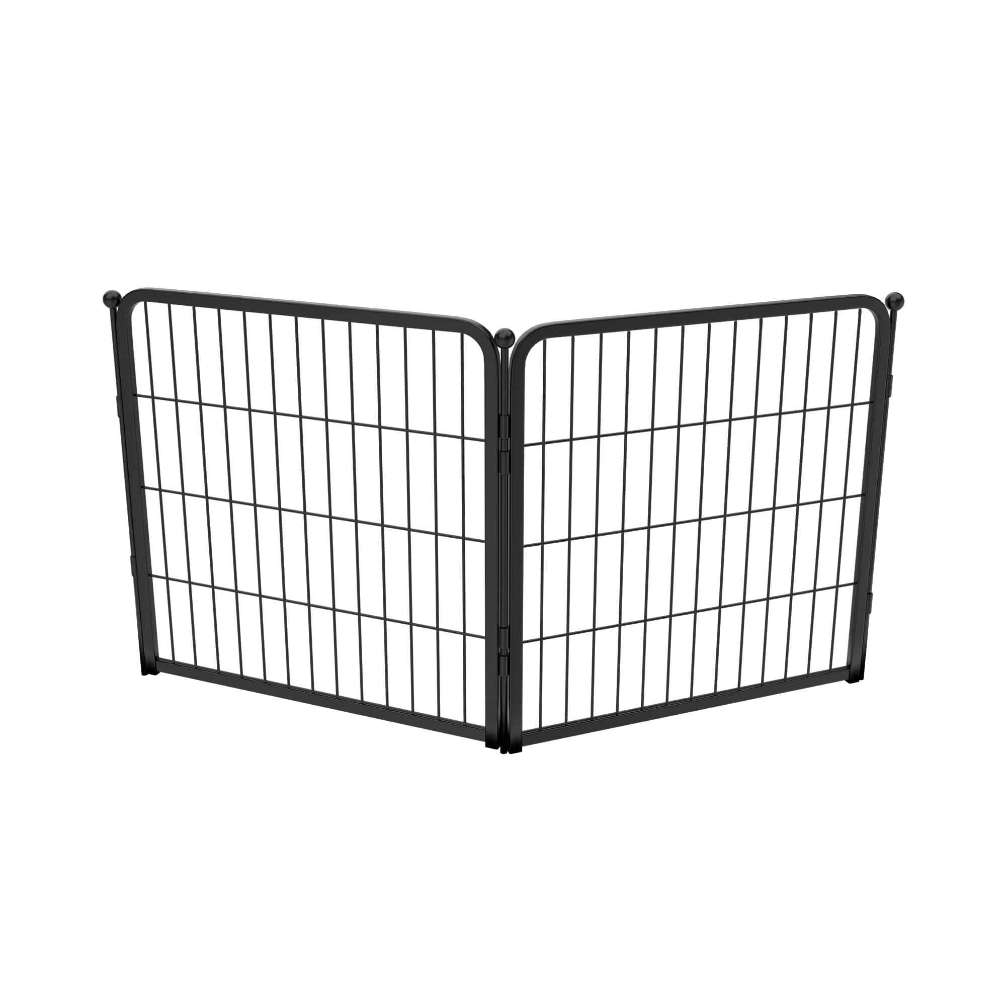 Fxw Homeplus Dog Playpen For Indoor Use - Stress-Free And Safe Play, Heavy Duty 24 Inch 2 Panels Dog Pen For Puppies And Small D