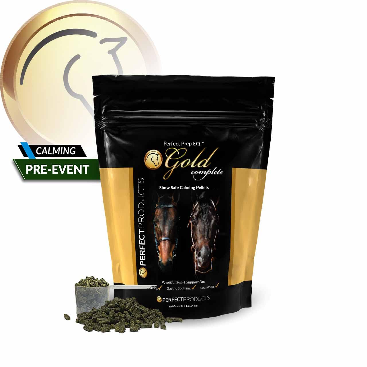 Perfect Prep EQ Gold Complete Calming Pellets (2LB)