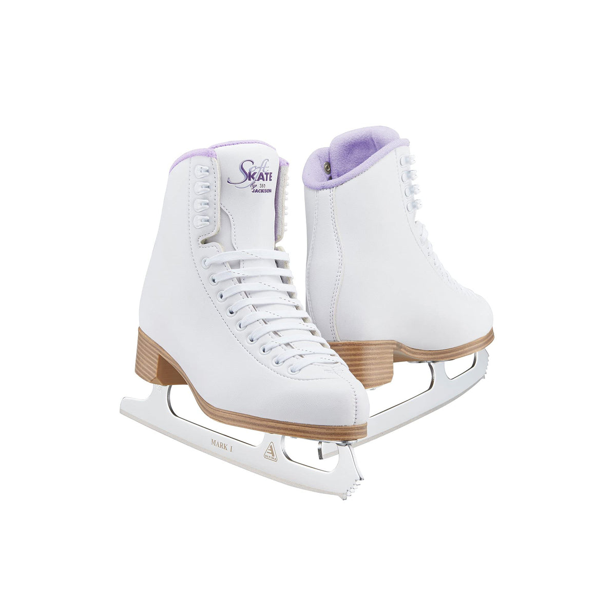 Jackson Classic Purple Softskate 380 Womensgirls Ice Figure Skates - Girls Size 30