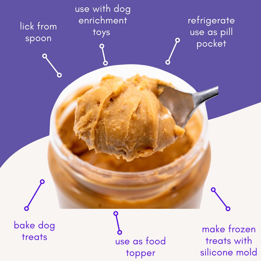 Superberry Snoot + Barkin Banana Buddy Budder, 100% Natural Dog Peanut Butter, Dog Treat, Made in USA (Set of 2, 17oz)