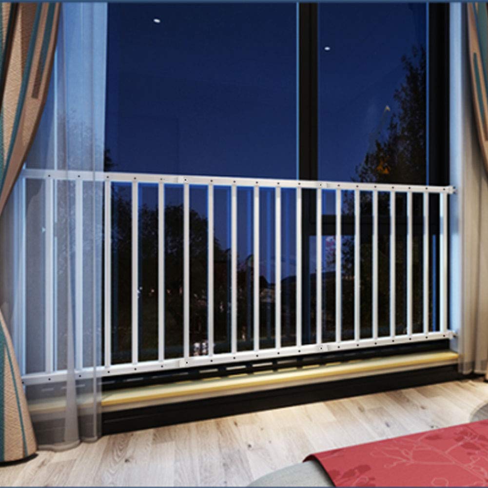 WAOWAO Window Safety Guards for Children Kids Child Toddler Pets Proof Extra Wide White Tension Security Window Guard Gate for H
