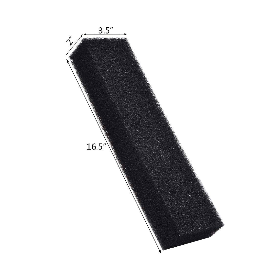 Hipanda Aquarium Bio Sponge Filter Media Pad Cut-To-Fit Foam For Aquarium Fish Tank 16.5' X 3.5' X 2'
