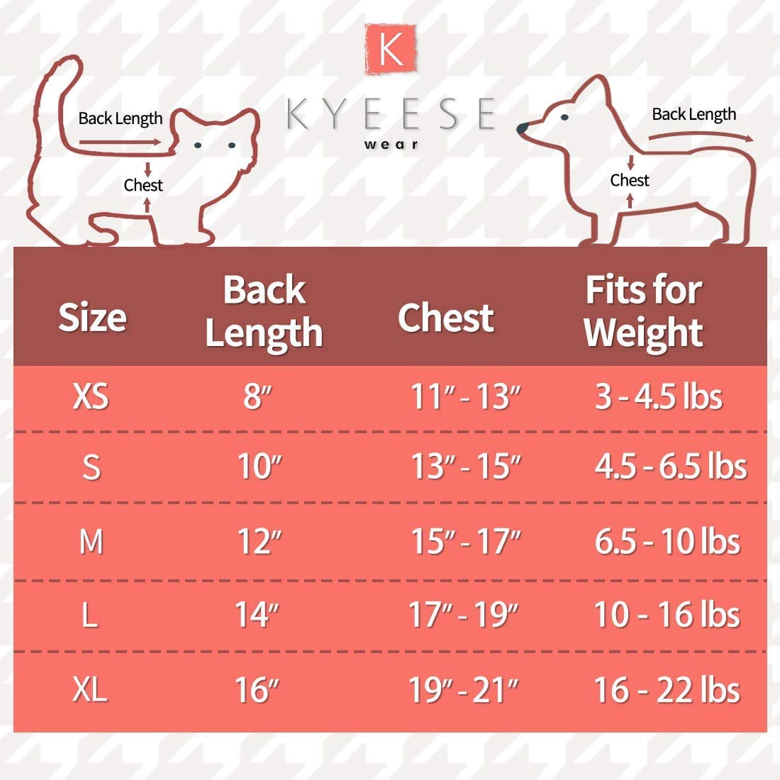 Kyeese Dog Dress For Small Dogs Red Buffalo Check Dog Dresses With Bowtie Pullover Dog Dress