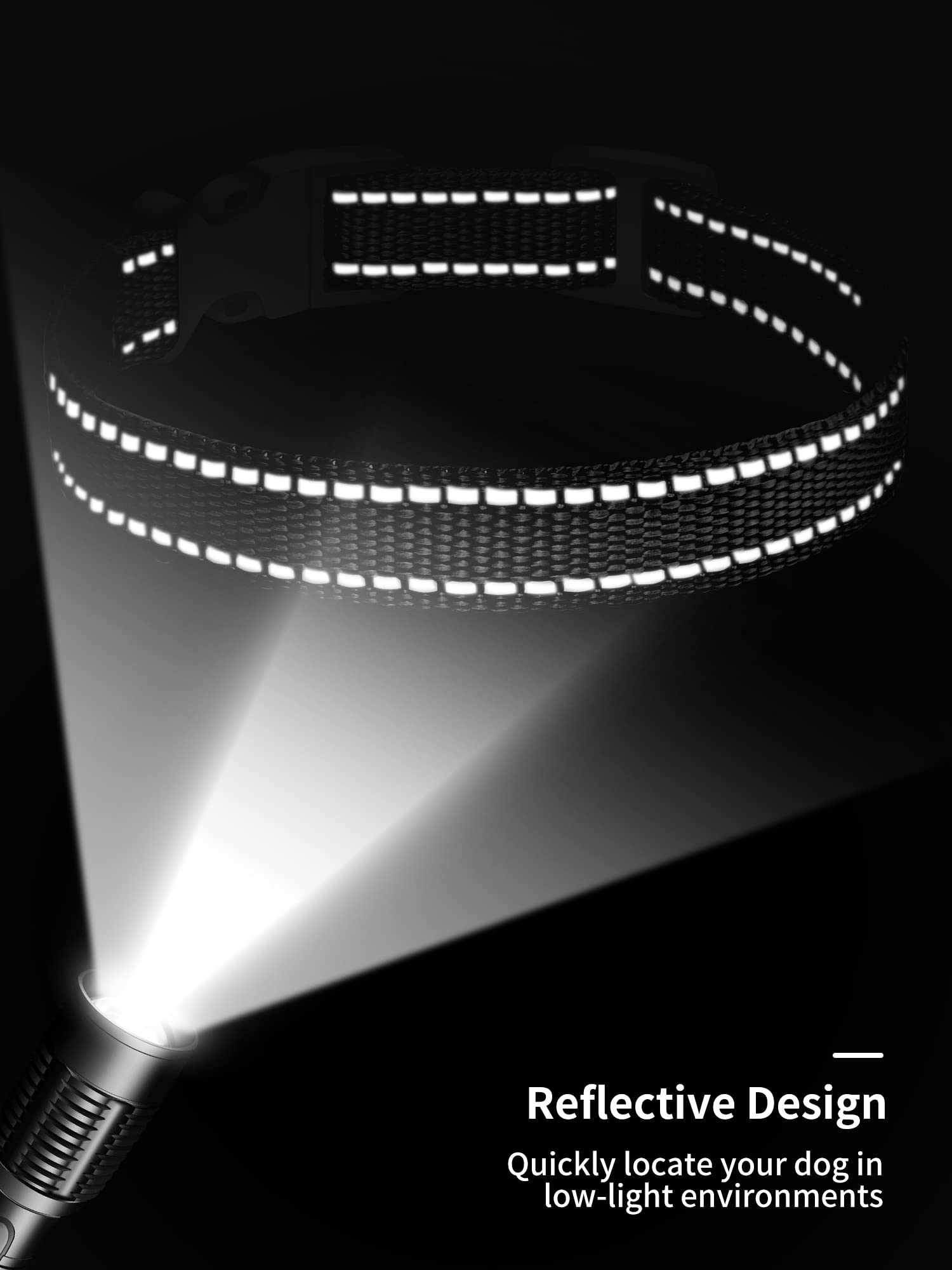 Petjoy 2-Pack Collar Strap For Bark And Shock Collars, E-Collar Replacement, Strong, Durable, Adjustable 8-27 Inches Dog Collar