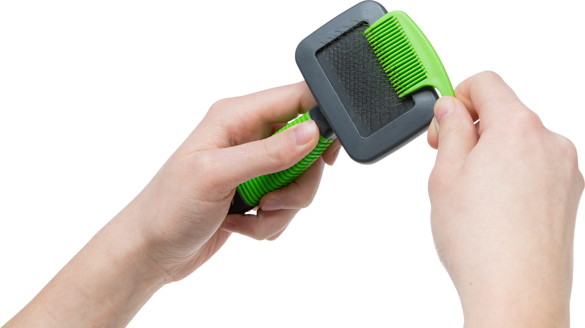 Trixie Pet Grooming Soft Brush & Comb Set For Puppies, Kittens, And Small Animals