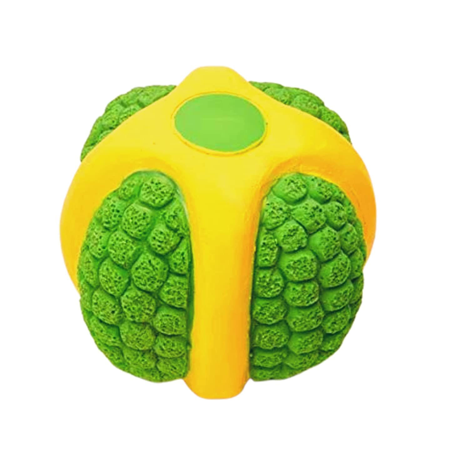 PSK PET MART Dog Latex Squeaky Green Melon Ball Puppy Toy (Small)