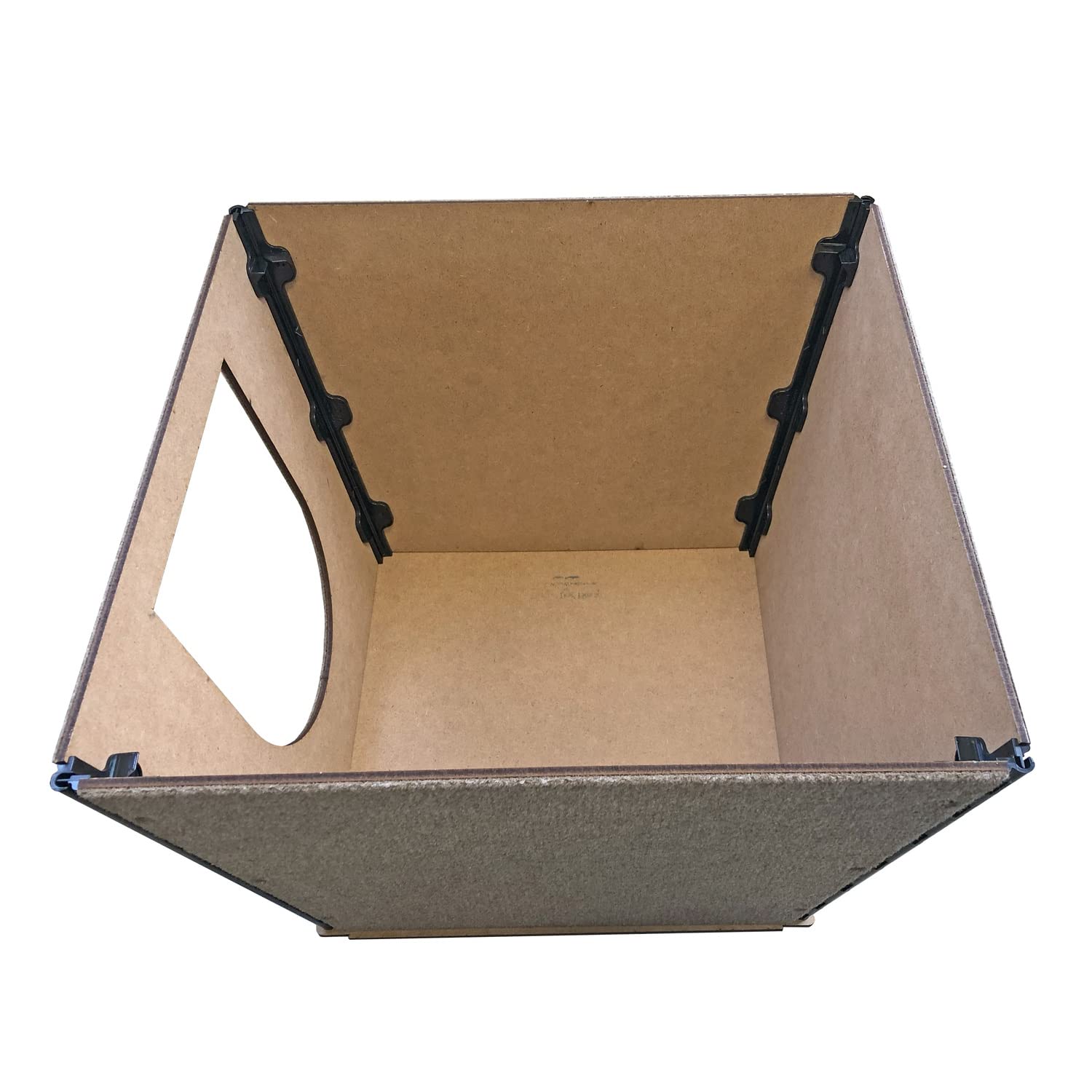 Happystack Model DHTAN Small Dog House in Tan Indoor/Outdoor Carpet