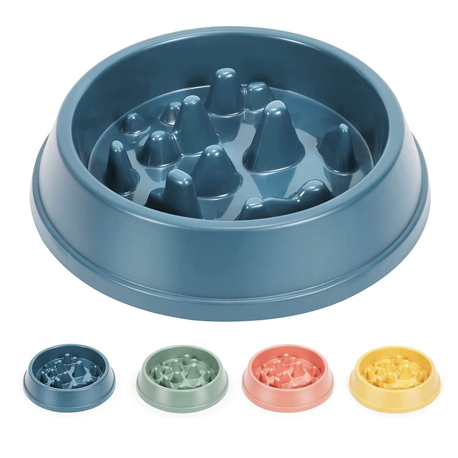 Dog Trust Preventing Choking Dog Slow Feeder Bowl Dog Food Bowl Slow Down Eating Speed And Increase Eating Time,NonSlip, Durabl