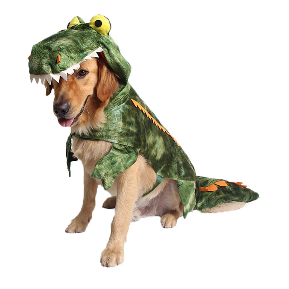 Alligator Dog Costume Dog Halloween Costume, Dog Crocodile Costume Hoodie Coats Pets Jumpsuits, Halloween Cosplay Dog Costume For Small Medium Large Dogs Christmas Special Events Photo Props
