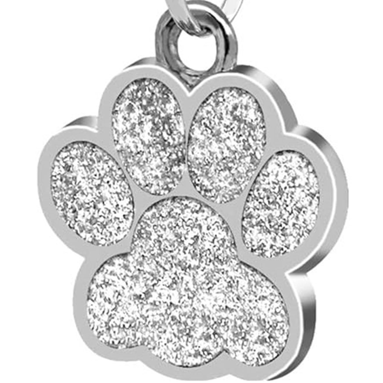 Coolliant Cute Personalized Pet Name Tags For Cats/Dogs - Glitter Custom Pet Id Tag, Dog Id Tags Engraved For Pets, Cat Tag, Pet