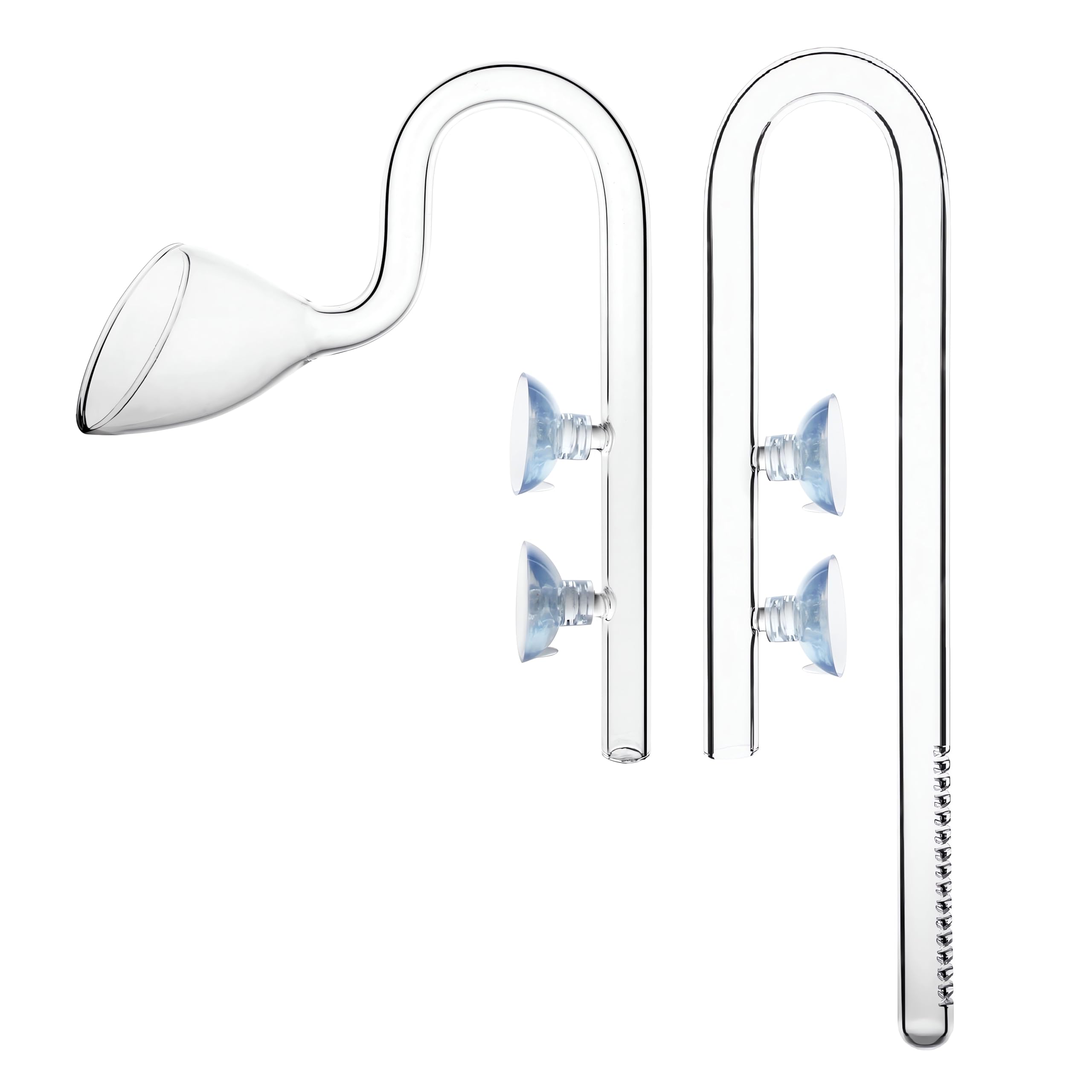 Jardli 13Mm Plant Aquarium Glass Lily Pipe Inflow And Lily Pipe Outflow For 12/16Mm Tube