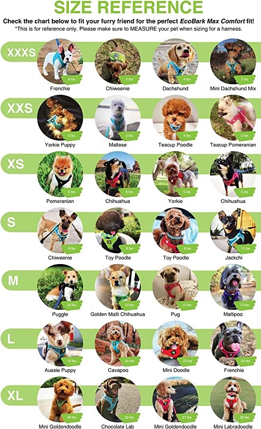 Ecobark Step In Dog Harness - Eco-Friendly Teacup Dog Harnesses For Xxs, Xs, And Small Dogs - Reflective And Adjustable Mini Body Halter Vest -Tiny Soft Mesh Toy Breed Harness (Beige Plaid, Xl)