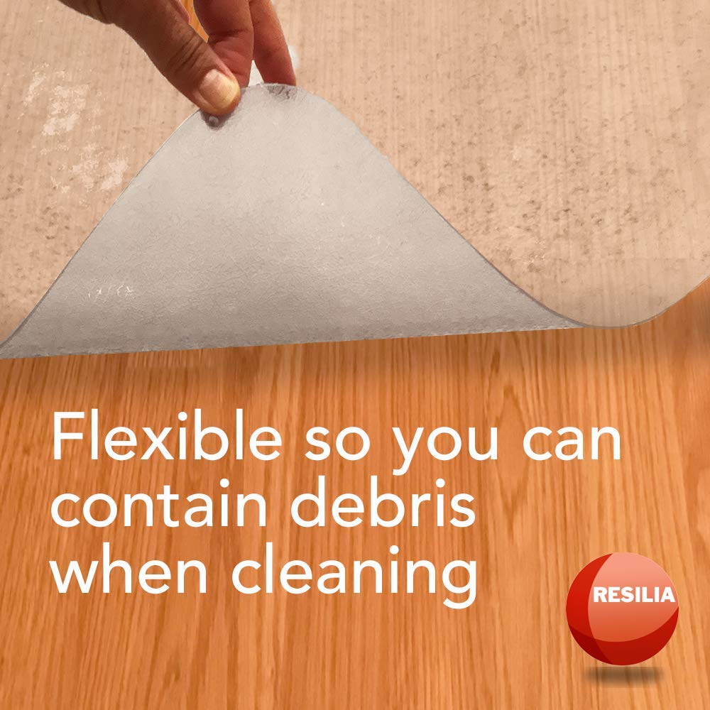 Resilia Under Dog Crate and Kennel Mat to Protect Floors, Water-Resistant Pad for Hard Floors and Surfaces, 30 Inches x 48 Inche