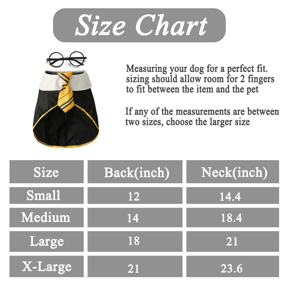 Coomour Dog Halloween Costume Pet Wizard Shirt Funny Cat Clothes For Dogs Cats Clothing With Glasses (X-Large,Yellow)