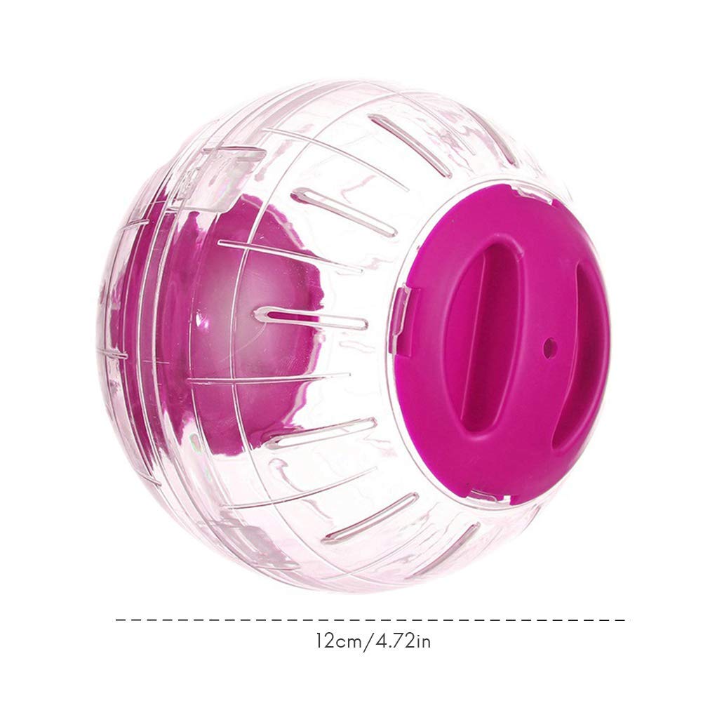 Mini New Cute Dwarf Hamster Running Ball 4.7 Inches Crystal Ball For Hamsters Small Silent Exercise Wheel Small Cage Accessories