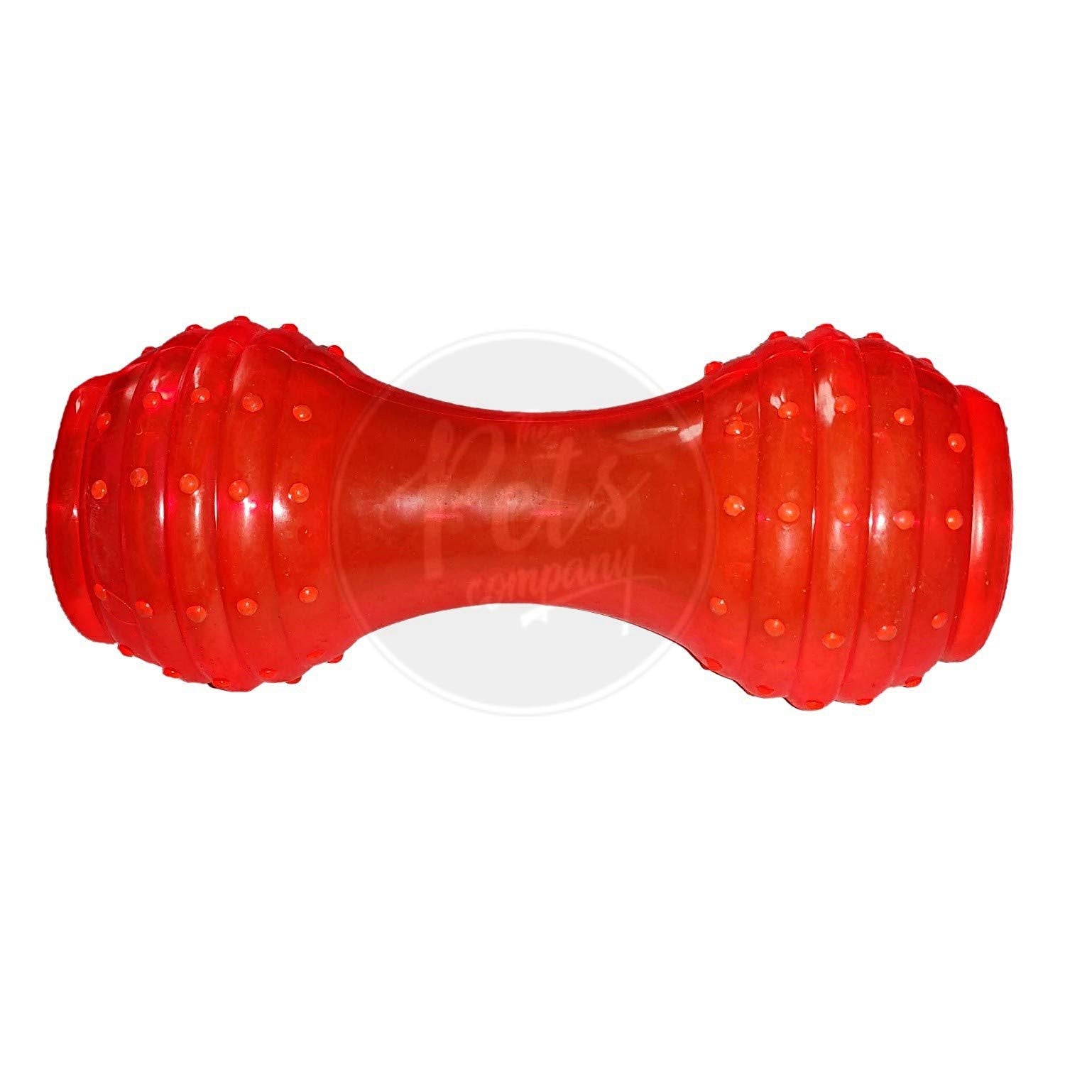 The Pets Company Rubber Large Chew Bone, Treat Dispenser Interactive Dog Toy For Adult Dogs, 8 Inch
