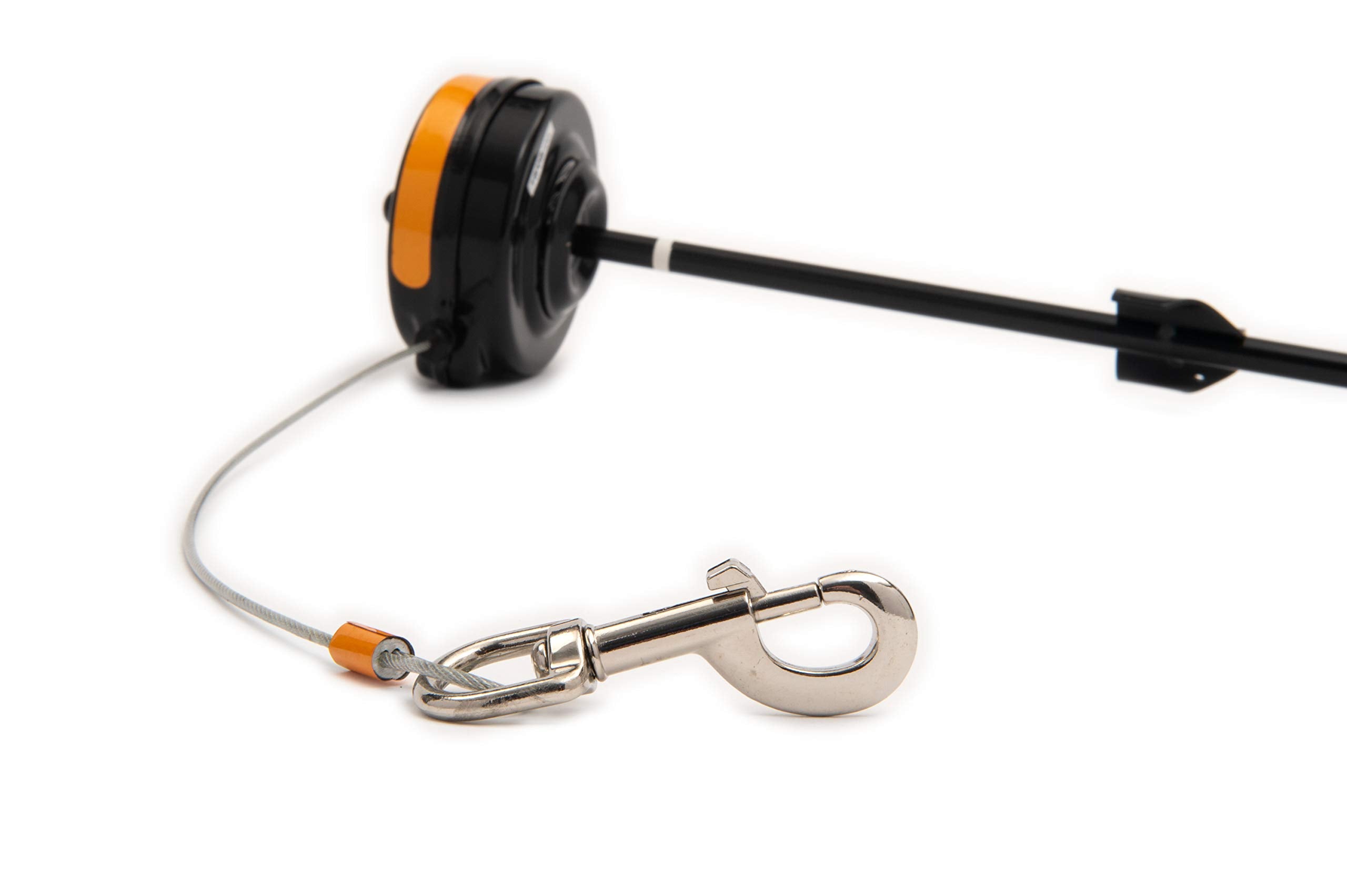 Lixit Bracket Mount And Stake Retractable Leash Tie Outs For Dogs (Stake, Small)