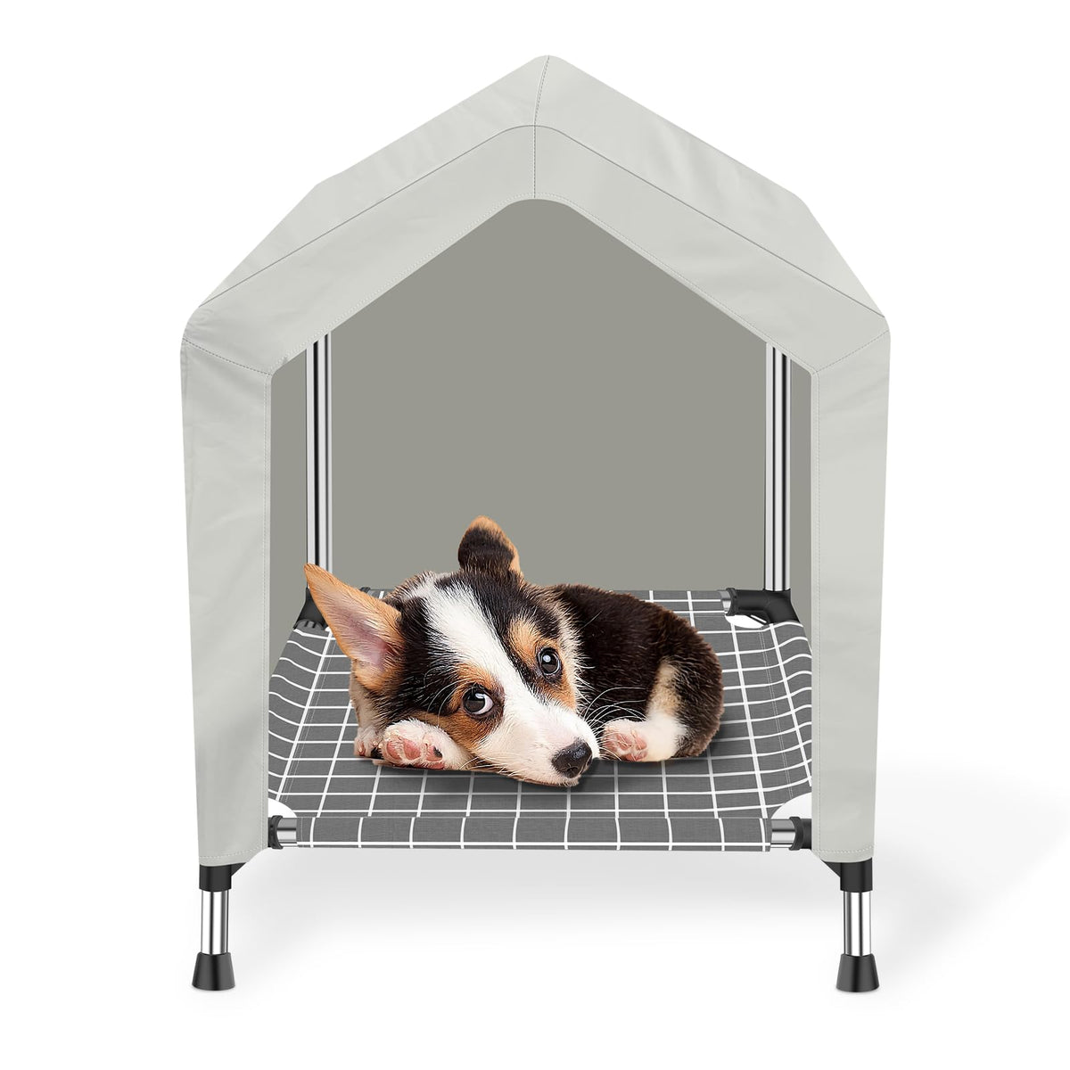 pet outdoor tent Dopliv Elevated Dog House For Outdoor Or Indoor