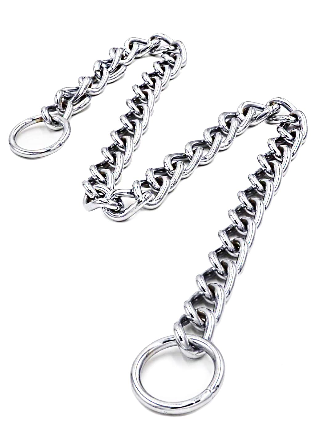 Freezx Dog Choke Collar Slip P Chain,Heavy Chain Dog Metal Training Choke Collars, Adjustable Weather Proof Alloy Steel Necklace For Small Medium Large Dogs