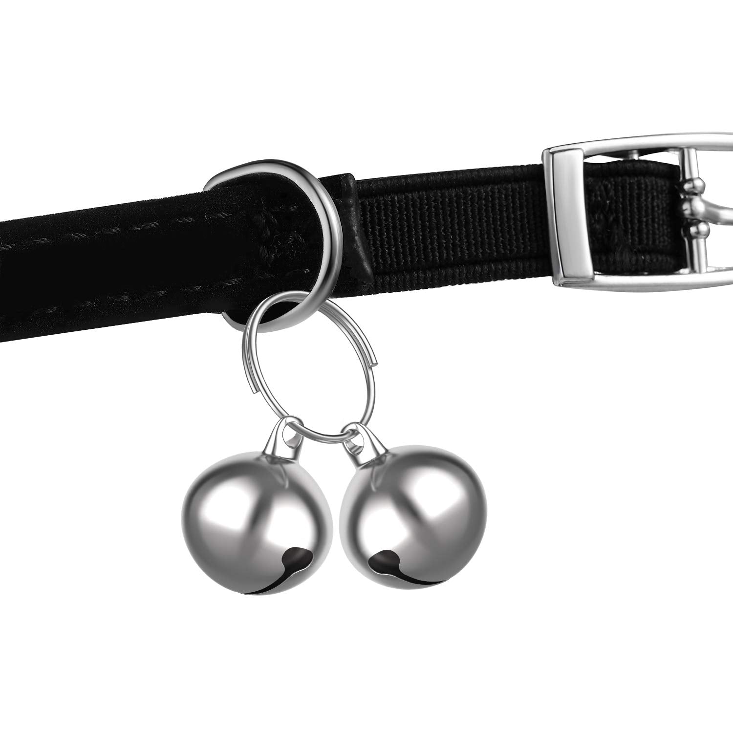 Outus 24 Sets Of Cat Bells For Cat And Dog Collar Loud Pendant Pet Cat And Dog Bell Pet Pendant Accessories (Silver)