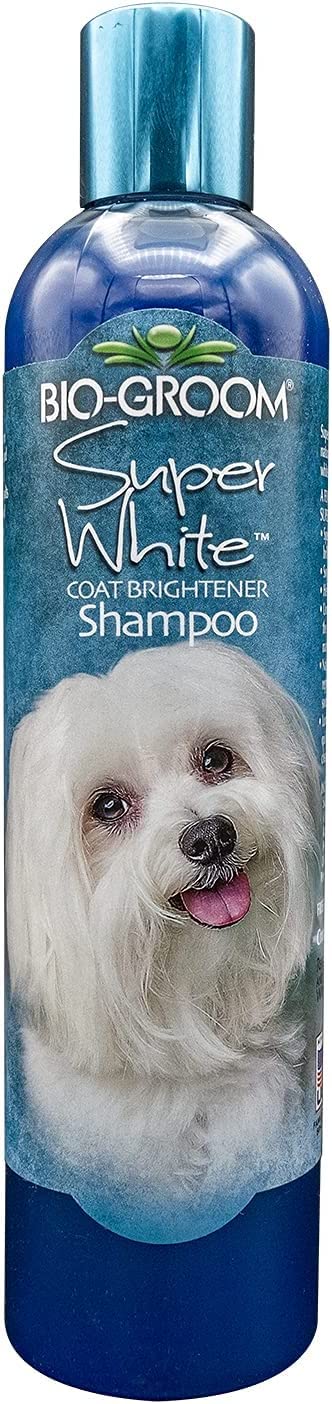 Bio-Groom Super White Dog Shampoo ?Whitening Pet Shampoo, Dog Bathing Supplies, Puppy Wash, Dog Grooming Supplies, Cruelty-Free, Made In Usa, Coat Brightener Shampoo ?12 Fl Oz 3-Pack
