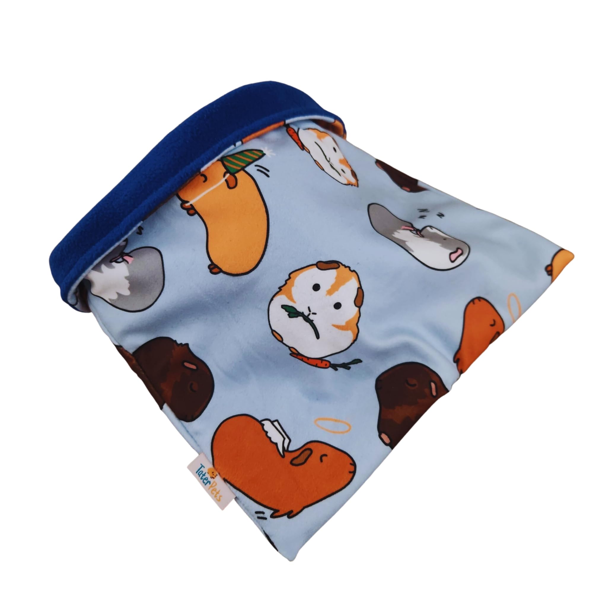 Tater Pets Snuggle Sack For Guinea Pigs Bed Pad Cuddle Sack Sleeping Bag (12X12)(Piggie Party)